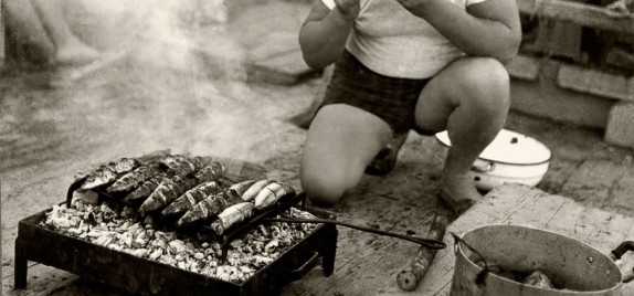 Le sarde in "gardèla" - Foto di Luciano Nanni